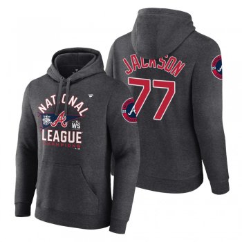 Atlanta Braves Luke Jackson Charcoal 2021 National League Champions Hoodie