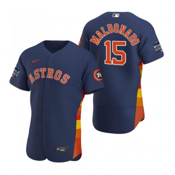 Houston Astros Martin Maldonado Navy 2021 World Series Authentic Jersey