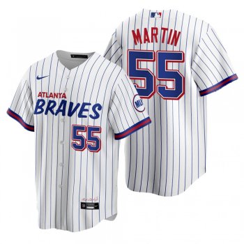 Atlanta Braves Chris Martin White 2021 City Connect Replica Jersey