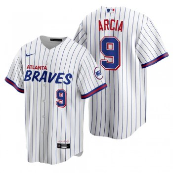 Atlanta Braves Orlando Arcia White 2021 City Connect Replica Jersey