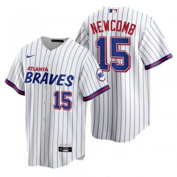 Atlanta Braves Sean Newcomb White 2021 City Connect Replica Jersey