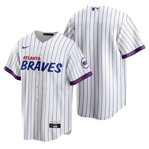 Atlanta Braves White 2021 City Connect Replica Jersey