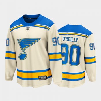 St. Louis Blues #90 Ryan O'Reilly 2022 Winter Classic Cream Bluenote Jersey