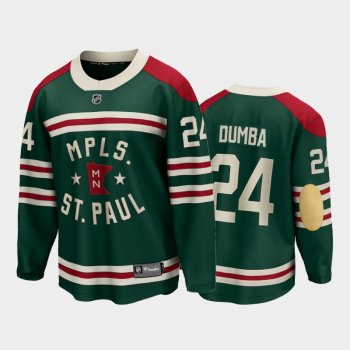 Minnesota Wild #24 Matt Dumba 2022 Winter Classic Green State of Hockey Jersey