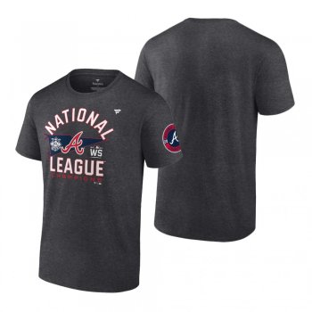 Men's Atlanta Braves Charcoal Locker Room T-Shirt 2021 National League Champions