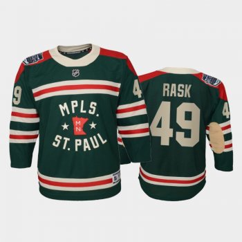 Youth Minnesota Wild Victor Rask #49 2022 Winter Classic State of Hockey Green Jersey