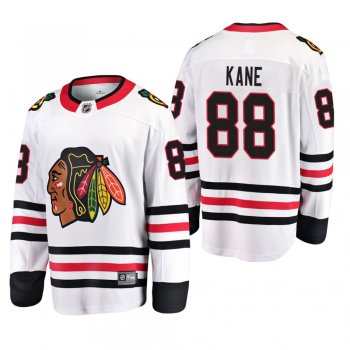 Men's Chicago Blackhawks Patrick Kane #88 Away White Breakaway Player Cheap Jersey