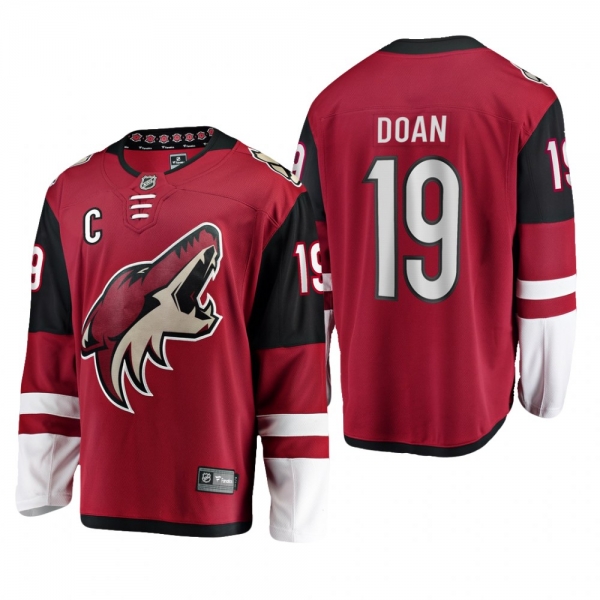 Men's Arizona Coyotes Shane Doan #19 Home Garnet Breakaway Retired Cheap Jersey