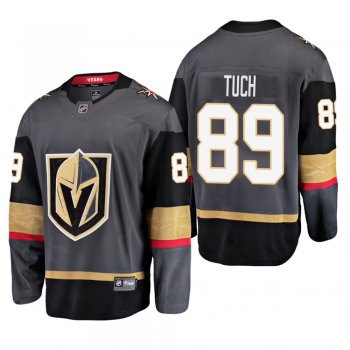 Men's Vegas Golden Knights Alex Tuch #89 Home Gray Breakaway Player Cheap Jersey