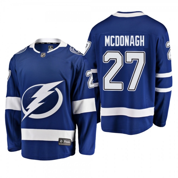 Men's Tampa Bay Lightning Ryan McDonagh #27 Home blue Breakaway Player Cheap Jersey