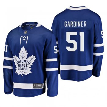 Men's Toronto Maple Leafs Jake Gardiner #51 Home Blue Breakaway Player Cheap Jersey