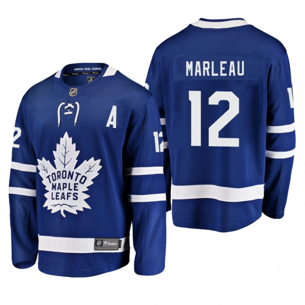 Men's Toronto Maple Leafs Patrick Marleau #12 Home Blue Breakaway Player Cheap Jersey