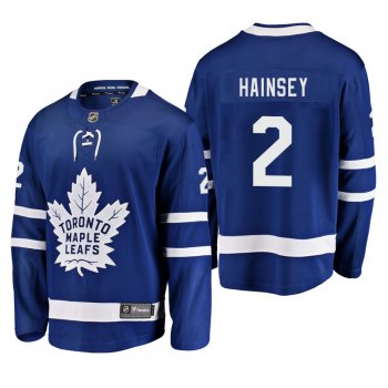 Men's Toronto Maple Leafs Ron Hainsey #2 Home Blue Breakaway Player Cheap Jersey