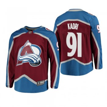 Colorado Avalanche Nazem Kadri #91 Home Breakaway Player Burgundy Jersey