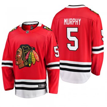 Chicago Blackhawks Connor Murphy #5 Home Red 2019-20 Breakaway Player Jersey