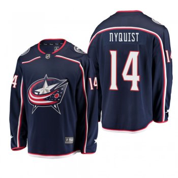 Columbus Blue Jackets Gustav Nyquist #14 Home Breakaway Player Navy Jersey