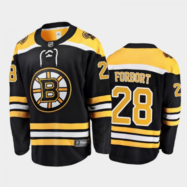 Bruins Derek Forbort #28 Home 2021 Black Player Jersey