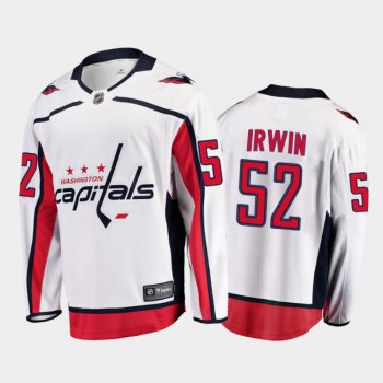 Washington Capitals #52 Matt Irwin Away White 2021 Player Jersey