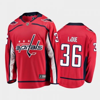 Washington Capitals Paul LaDue #36 Home Red 2020-21 Breakaway Player Jersey