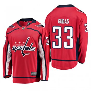 Washington Capitals Radko Gudas #33 Home Red Jersey