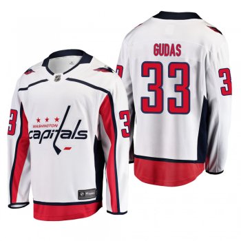 Washington Capitals Radko Gudas #33 Away White Jersey