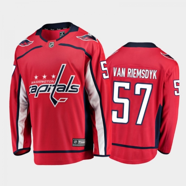 Washington Capitals Trevor van Riemsdyk #57 Home Red 2020-21 Breakaway Player Jersey