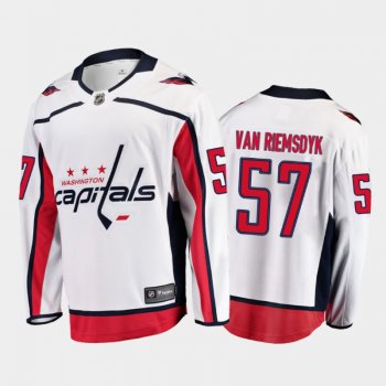 Washington Capitals Trevor van Riemsdyk #57 Away White 2020-21 Breakaway Player Jersey