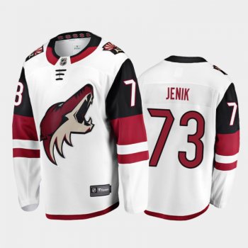 Men's Arizona Coyotes Jan Jenik #73 Away White 2021 Jersey