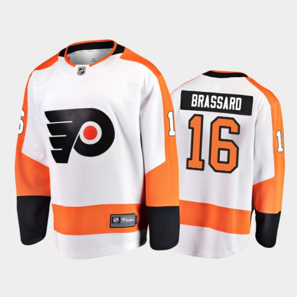 Flyers Derick Brassard #16 Away 2021 White Player Jersey