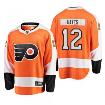 Philadelphia Flyers Kevin Hayes #12 Breakaway Player Home Orange Jersey