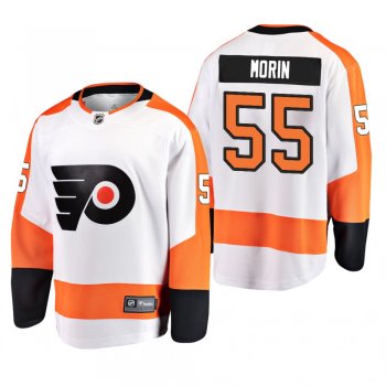 Philadelphia Flyers Samuel Morin #55 Away Breakaway Player White Jersey