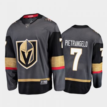 Vegas Golden Knights Alex Pietrangelo #7 Home Black 2020-21 Breakaway Player Jersey