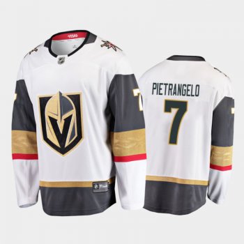 Vegas Golden Knights Alex Pietrangelo #7 Away White 2020-21 Breakaway Player Jersey