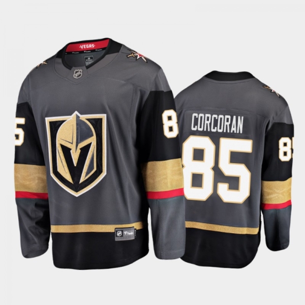 Vegas Golden Knights Connor Corcoran #85 Home Black Breakaway Player Jersey