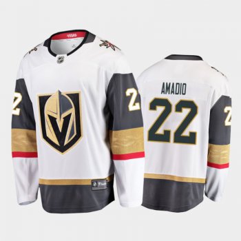 Vegas Golden Knights #22 Michael Amadio Away White 2021-22 Player Jersey