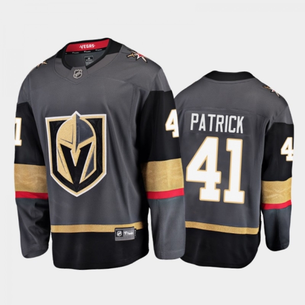 Golden Knights Nolan Patrick #41 Home 2021-22 Black Player Jersey