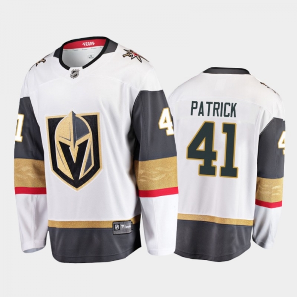 Golden Knights Nolan Patrick #41 Away 2021-22 White Player Jersey