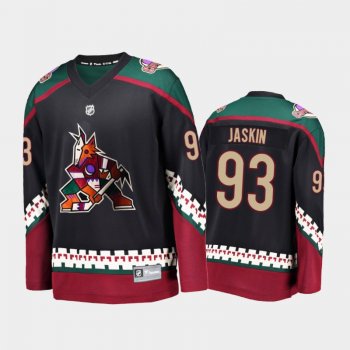 Arizona Coyotes #93 Dmitrij Jaskin Throwback Kachina Black 2021-22 Home Jersey