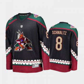 Arizona Coyotes #8 Nick Schmaltz Throwback Kachina Black 2021-22 Home Jersey