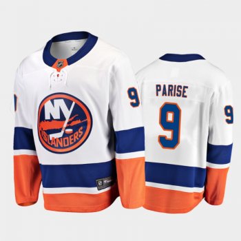 Islanders Zach Parise #9 Away 2021-25 White Jersey