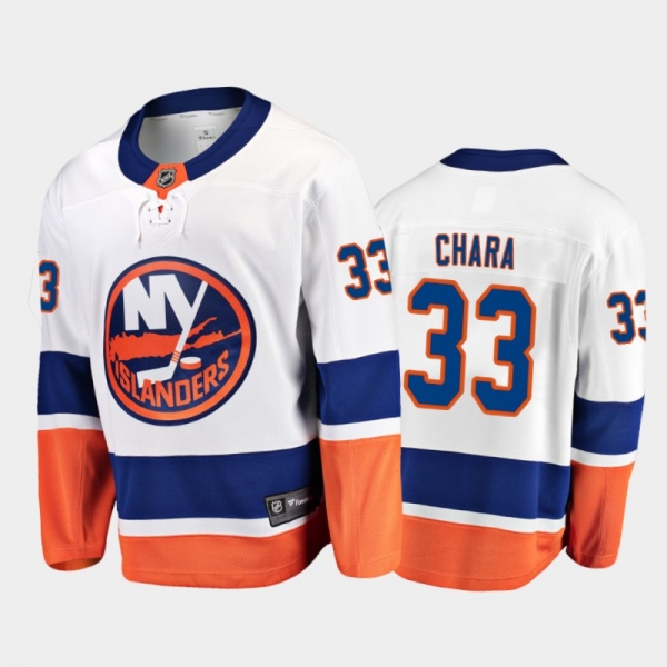 Islanders Zdeno Chara #33 Away 2021-22 White 1600 GP Jersey