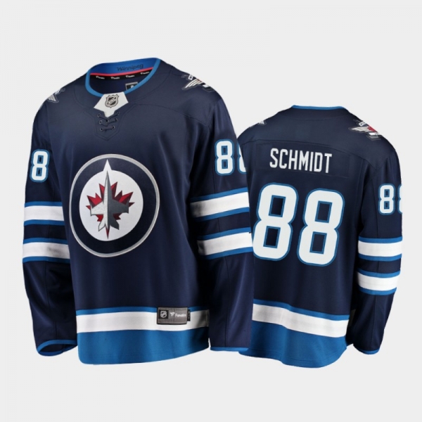 Jets Nate Schmidt #88 Home 2021 Navy Player Jersey