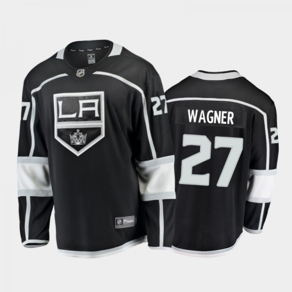 Men's Los Angeles Kings Austin Wagner #27 Home Black 2020-21 Breakaway Player Jersey