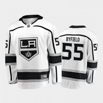 Los Angeles Kings Quinton Byfield #55 Away White 2020-21 Breakaway Jersey