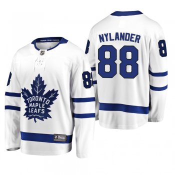 Toronto Maple Leafs William Nylander #88 Away Breakaway Player White Jersey