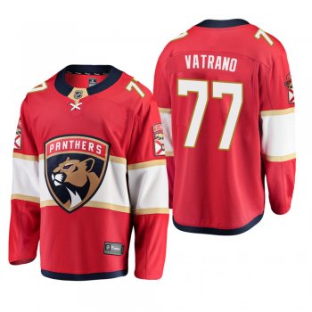 Florida Panthers Frank Vatrano #77 Home Breakaway Player Red Jersey