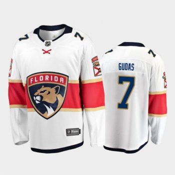 Florida Panthers Radko Gudas #7 Away White 2020-21 Breakaway Player Jersey