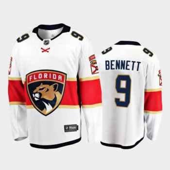 Panthers Sam Bennett #9 Away 2021-22 White Player Jersey