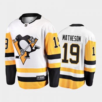 Pittsburgh Penguins Mike Matheson #19 Away White Breakaway Player Jersey