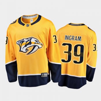 Predators Connor Ingram #39 Home 2021-22 Gold Player Jersey